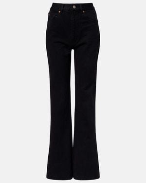 Saint Laurent Bootcut Jeans '70S - Schwarz