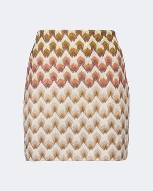 Missoni Lame Miniskirt - Natural