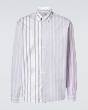 JW Anderson Striped Cotton Shirt - Blue
