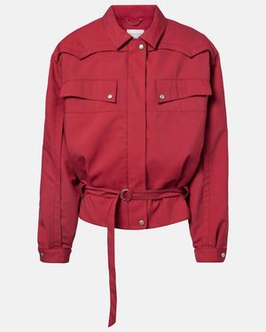 Magda Butrym Belted Jacket - Red