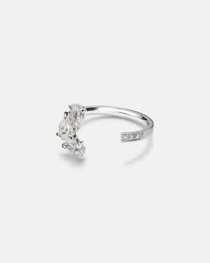 Repossi Serti Sur Vide 18Kt Ring With Diamonds - Metallic