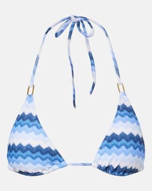 Melissa Odabash Bikini-Oberteil Cancun - Blau