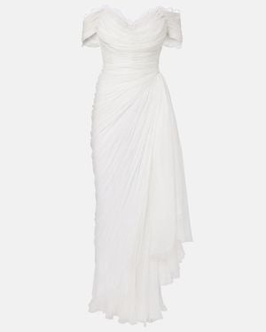 Maria Lucia Hohan Bridal Dalia Silk Gown - White