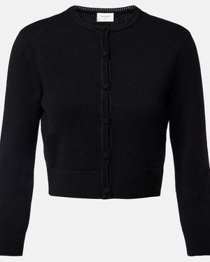 Saint Laurent Wool Cardigan - Blue