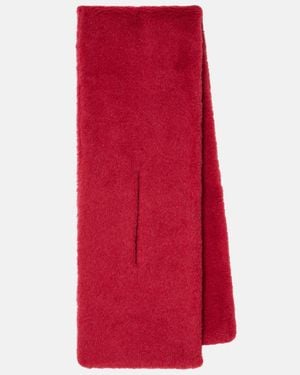 Max Mara Schal Full Aus Wolle Und Seide - Rot
