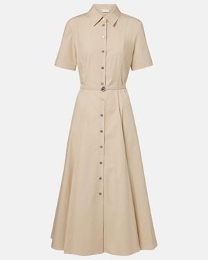 Tory Burch Kleid Aus Einem Baumwollgemisch - Natur