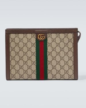 Gucci Pouch De Lona Con Gg - Multicolor