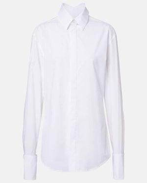 Jean Paul Gaultier Cotton Poplin Shirt - White