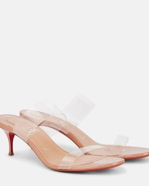 Christian Louboutin Just Nothing 55 Pvc Sandals - Pink