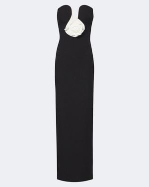 Roland Mouret Vestido De Fiesta Bustier De Crepe - Negro