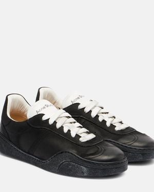 Acne Studios Leather Trainers - Black