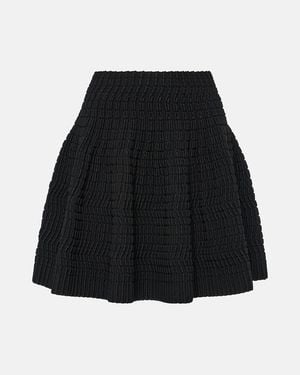 Alaïa High-Rise Miniskirt - Black