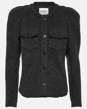 Isabel Marant Nelly Tweed Jacket - Black