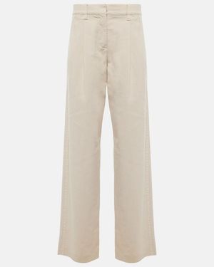 Brunello Cucinelli Mid-Rise Straight Jeans - Natural