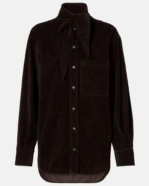 Ferragamo Cotton Shirt - Black