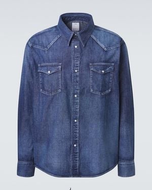 Visvim Jeanshemd Social Sculpture - Blau