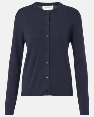 Lisa Yang Cardigan Abeena Aus Baumwolle Und Kaschmir - Blau