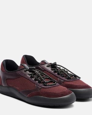 Prada Sneakers Speedrock Mit Leder - Braun