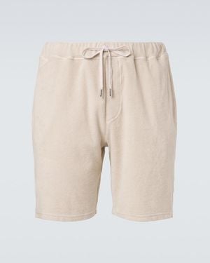 Fedeli Cotton Terry Shorts - Natural
