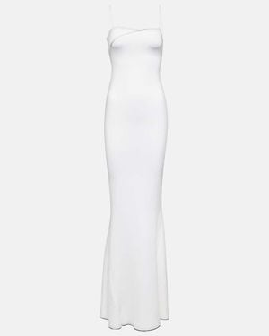 Jacquemus La Robe Aro Gown - White