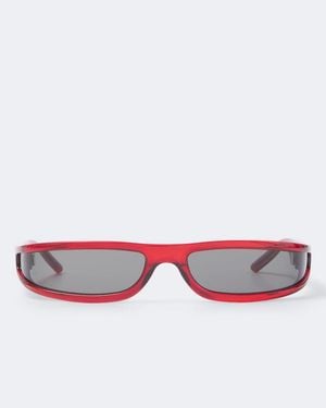Rick Owens Occhiali Da Sole Fog - Rosso