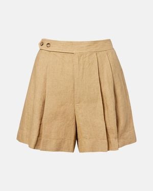 Polo Ralph Lauren Shorts Aus Leinen - Natur