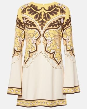 La DoubleJ Supremes Printed Minidress - Natural