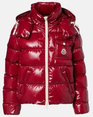 Moncler Andro Hooded Down Jacket - Red
