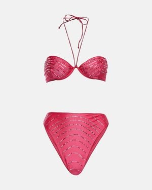 Oséree Bikini Gem adornado - Rosa
