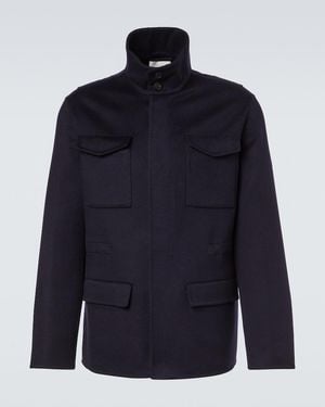 The Row Tanith Cashmere Jacket - Blue
