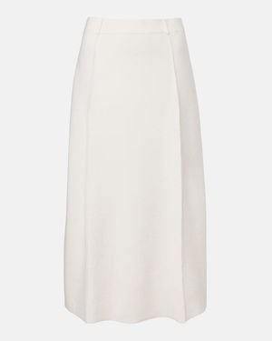 Lisa Yang Ruthie Cashmere Midi Skirt - White