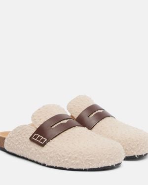 JW Anderson Felt Mules - Pink