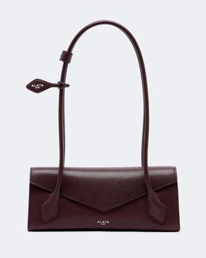 Alaïa Le Teckel Small Leather Shoulder Bag - Red
