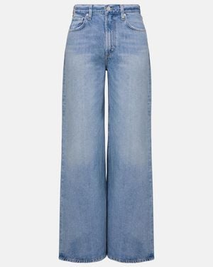 Citizens of Humanity Paloma Mid-Rise Wide-Leg Jeans - Blue