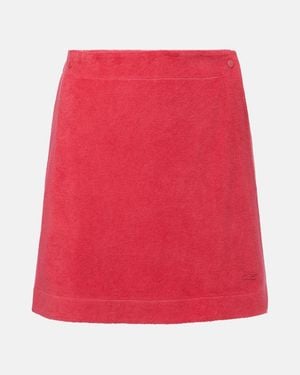 Eres Spa Cotton Terry Wrap Skirt - Red