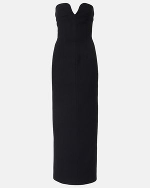 KHAITE Yao Strapless Maxi Dress - Black