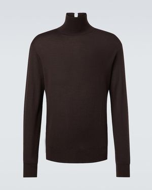 Calvin Klein Pullover Ash Aus Wolle - Schwarz