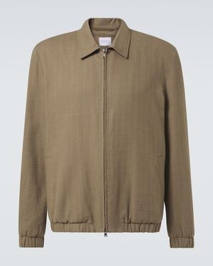 Sunspel Cotton Blouson Jacket - Green