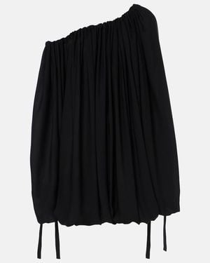 KHAITE Nash Silk Minidress - Black