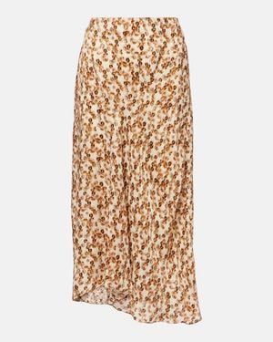 Isabel Marant Lisanne Printed Midi Skirt - Natural