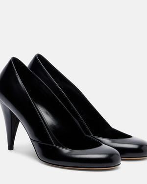 Le Monde Beryl X Kim Sion Sable 95 Leather Pumps - Black