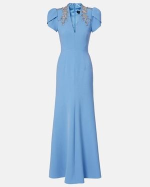 Jenny Packham Aries Embellished Gown - Blue