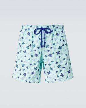 Vilebrequin Bedruckte Badehose - Blau