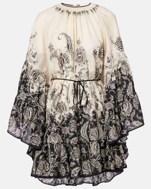 Zimmermann Rhiannon Lantern Mini Dress - Natural