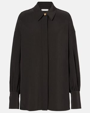 JOSEPH Hemd Camilia Aus Satin-Twill - Schwarz