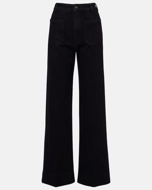 Victoria Beckham Alina Wide-Leg Jeans - Blue