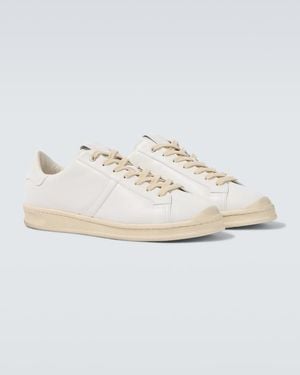 Jil Sander Baskets En Cuir - Blanc