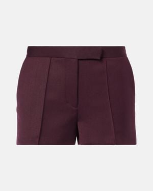Alex Perry Twill Shorts - Purple