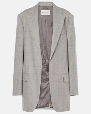 Dries Van Noten Wool Blazer - Gray
