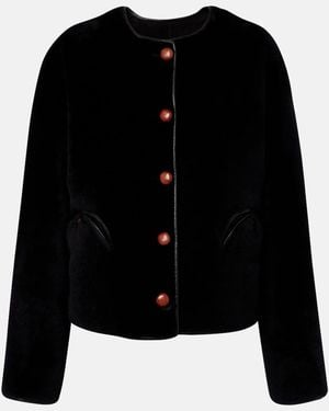 Blazé Milano Gliss Shearling Jacket - Black
